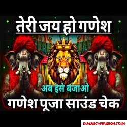 Teri Jai Ho Ganesh Dj Sarzen Sound Check Ganesh Pooja Dj Song djsarzen RJM Vibration Club